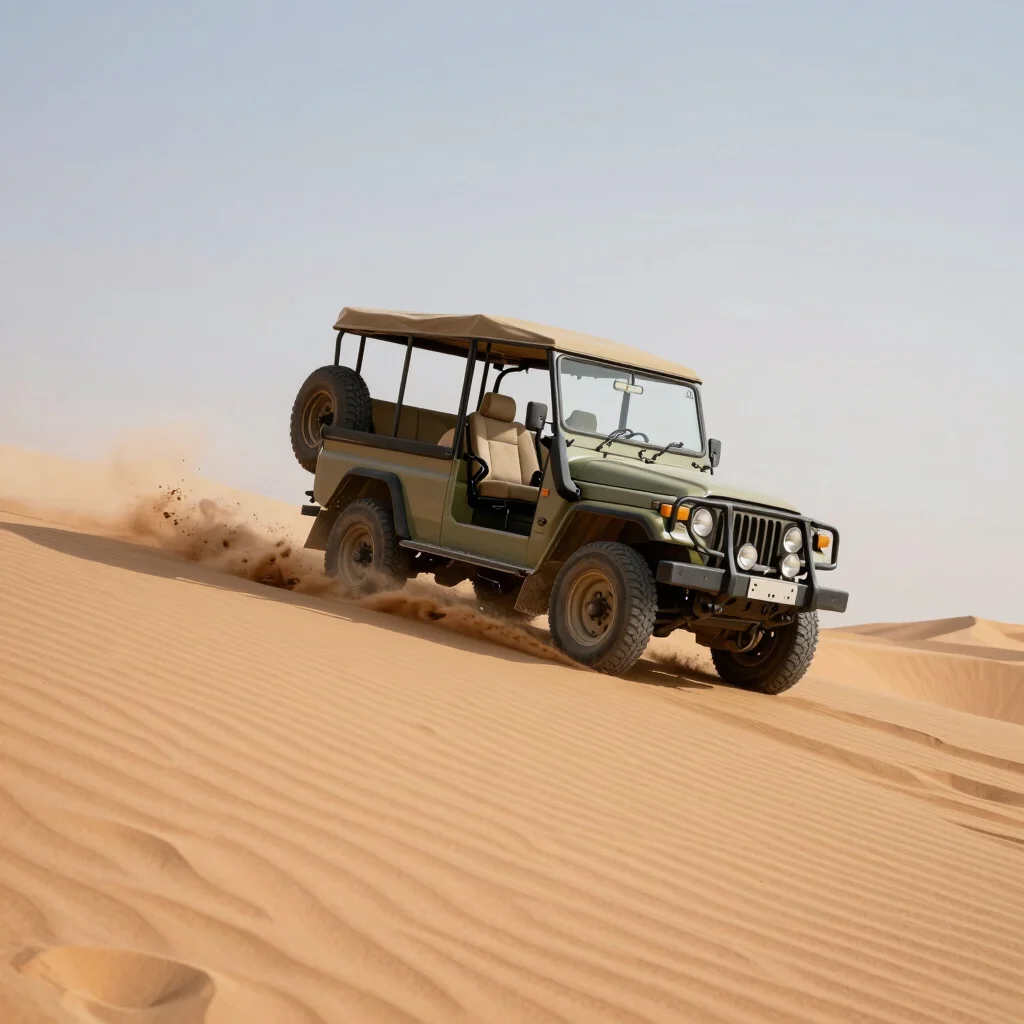 4x4 Jeep Dune Bashing Experience