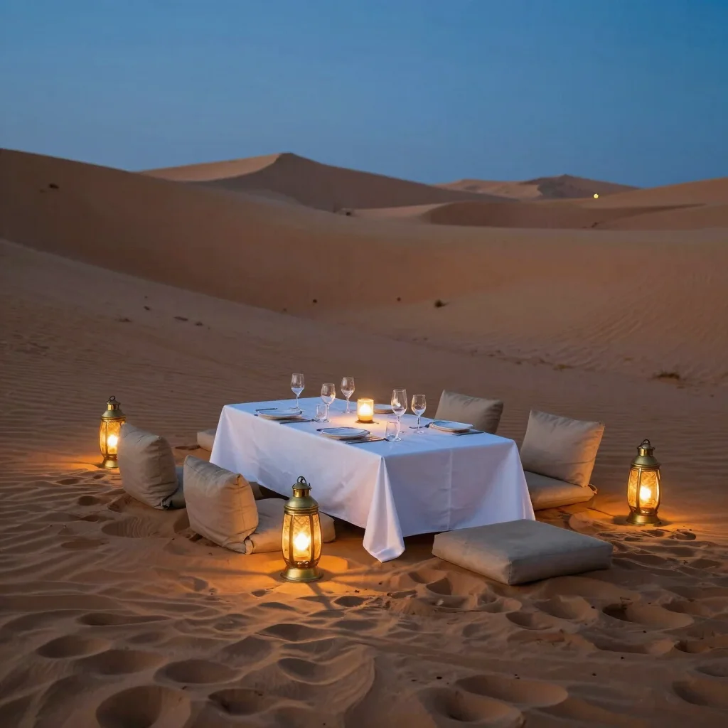 Private Candlelight Dinner on the Dunes