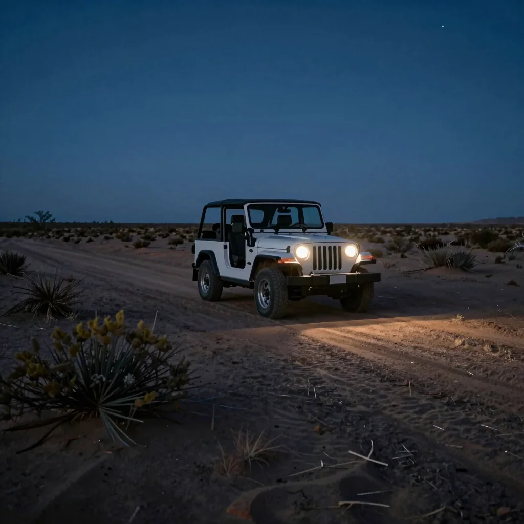 Nocturnal Thar Wildlife Jeep Safari